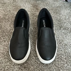 Soda brand slip on shoes